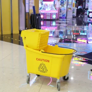 24L Standard Edition Hand Pressure Mop Bucket for Household And Commercial Use - Durable Cleaning Tool for Floor Care 1