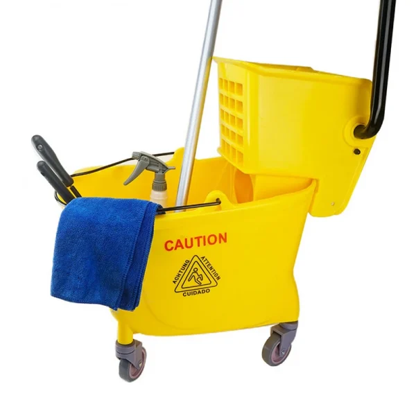 24L Standard Edition Hand Pressure Mop Bucket for Household And Commercial Use - Durable Cleaning Tool for Floor Care 3