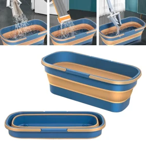 Collapsible Water Bucket Portable Folding Bucket Car Wash Basin Washing Plastic Buckets Home Cleaning Tool Foldable Mop Bucketer 1