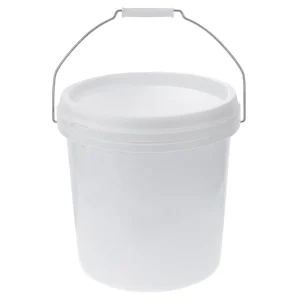 5L Plastic Pail Paint Pail Container Plastic Barrel Bucket Food Storage Bucket with Handle Gallon Buckets multiuse home fishing 1