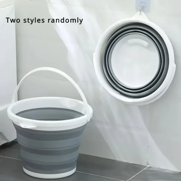 5L Portable Folding Water Bucket,car Outdoor Fishing Bucket,travel and Household Multi-purpose expandable Bucket Car Wash Bucket 1