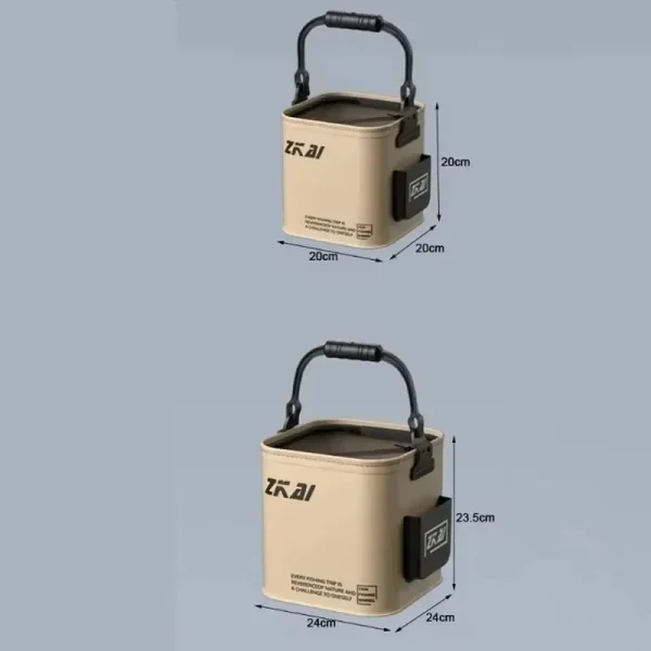 8/13L Collapsible Water Bucket with Lid Portable Foldable Storage Container Durable Multi Purpose Washing Bin for Home Use 6