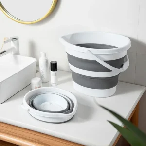 New 5/10/15L Foldable Water Tank Foldable Plastic Household Cleaning Bucket Outdoor Portable Camping Garden Fishing Supplies 1