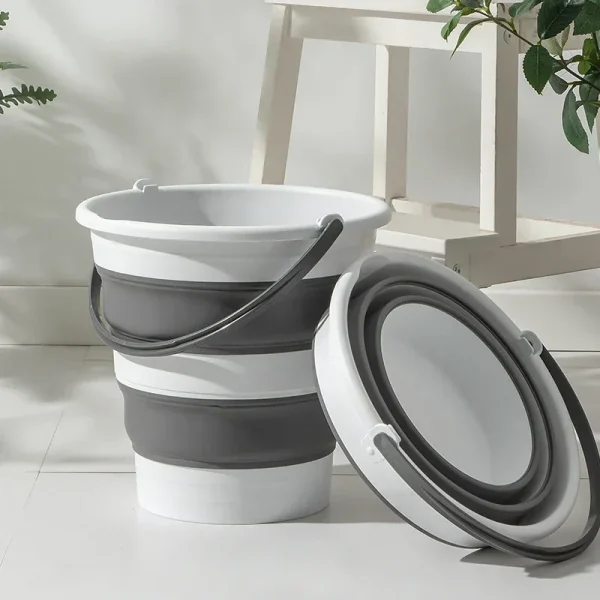 New 5/10/15L Foldable Water Tank Foldable Plastic Household Cleaning Bucket Outdoor Portable Camping Garden Fishing Supplies 3