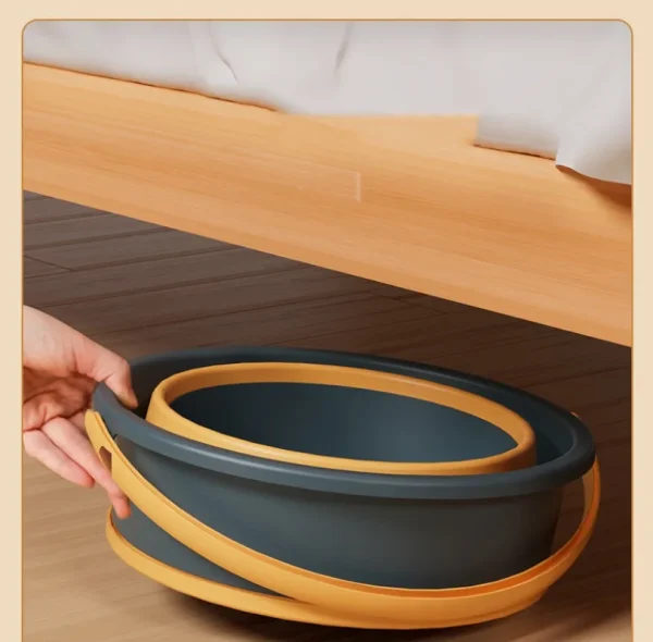 17LSilicone Bucket for Fishing Promotion Folding Bucket Car Wash Outdoor Fishing Supplies Square Bathroom Kitchen Camp Bucket 5