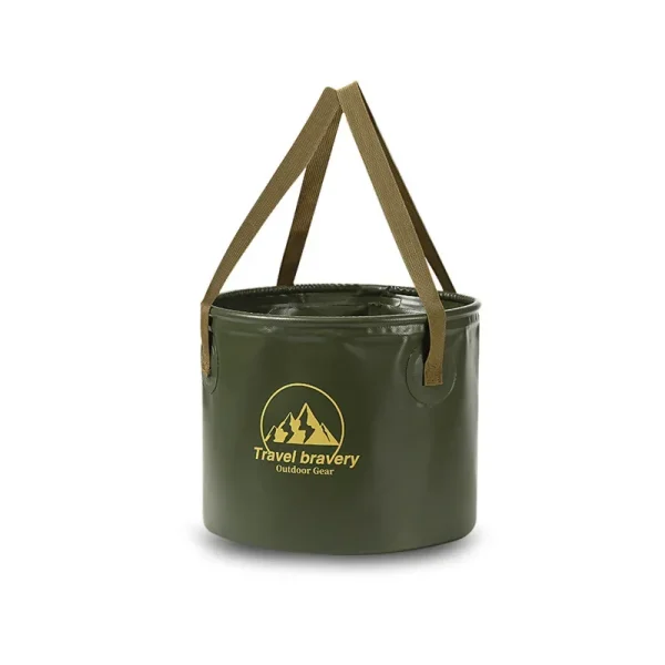 5/10/20L Folding Portable Bucket with Cover Car Wash Fishing Bathroom Tool Silicone Bucket Outdoor Camping Household Supplies 6