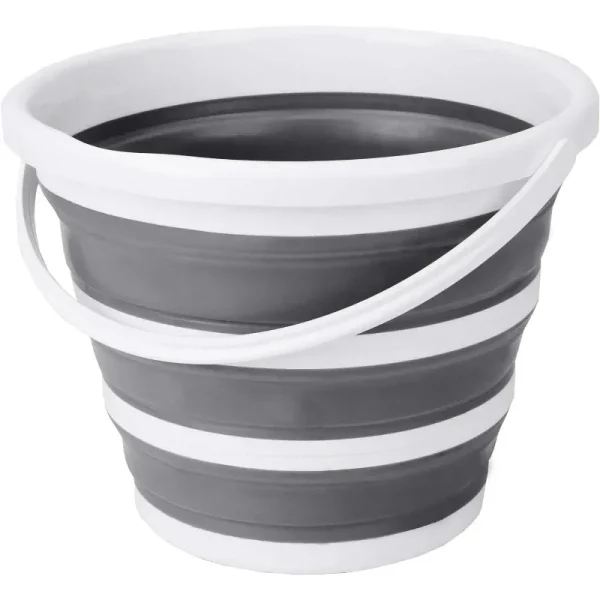 Folding Bucket Bathroom Silicone Outdoor Car Wash Bucket Fishing Supplies Kitchen Camp Bucket 1