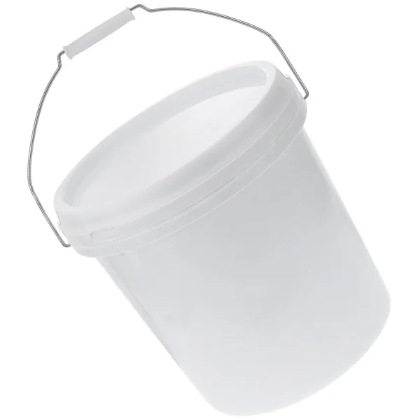 3Pcs Plastic Bucket Home Sealed Container Heavy Duty Water Paint Pet Food Storage Container With Lid Lightweight Gallon Buckets 2