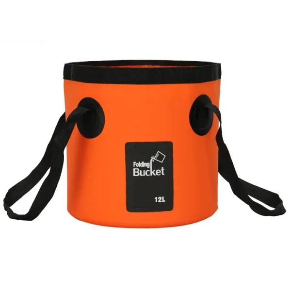 12/20L Portable Folding Bucket, Foldable Fishing Bucket, Camping Water Storage Container Collapsible Outdoor Travel Water Bucket 6