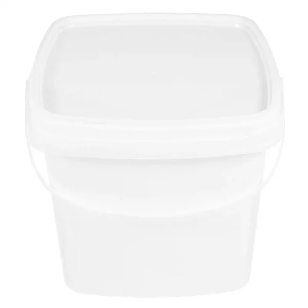 Plastic Portable Bucket With Lid Water Container with Lid Bucket Handle Food Grade Storage Garden 1