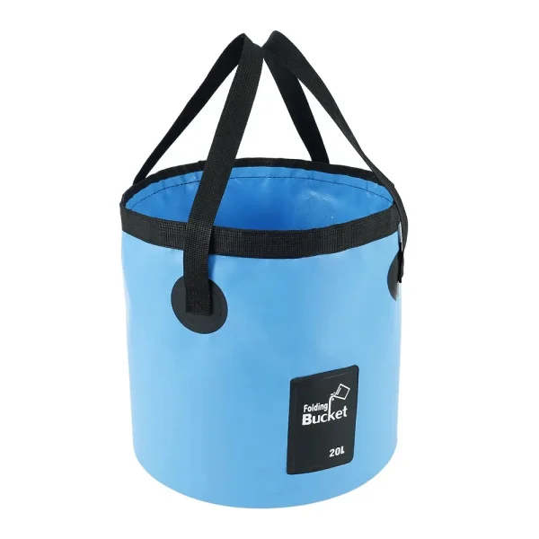 20L Waterproof Water Bags Folding Bucket Portable Outdoor Foldable Bucket Water Container Collapsible Fish Washbasin Bucket 2