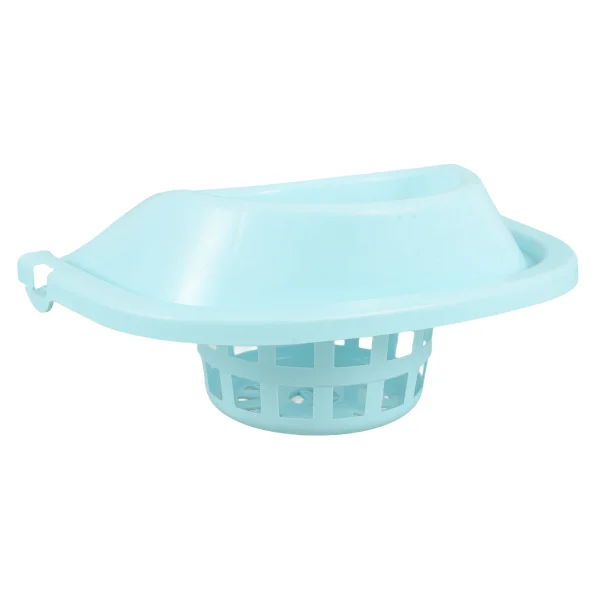 Pop up Bucket Mop Drain Basket Hamper Mopping Drainage Folding Mops Blue Plastic Supplies 3