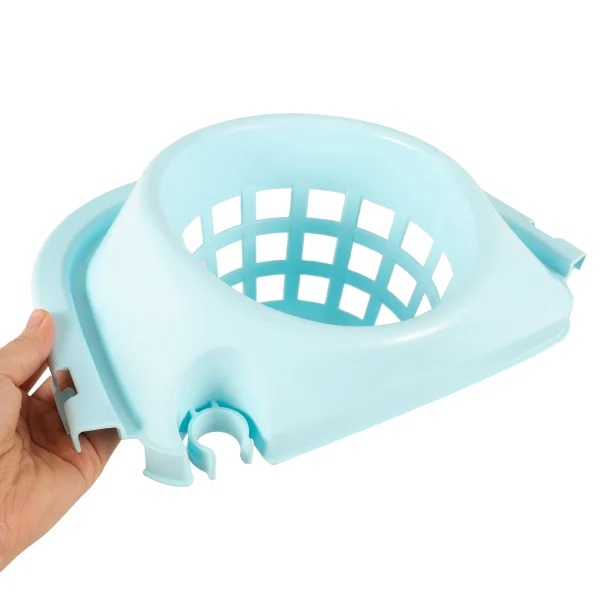 Pop up Bucket Mop Drain Basket Hamper Mopping Drainage Folding Mops Blue Plastic Supplies 5
