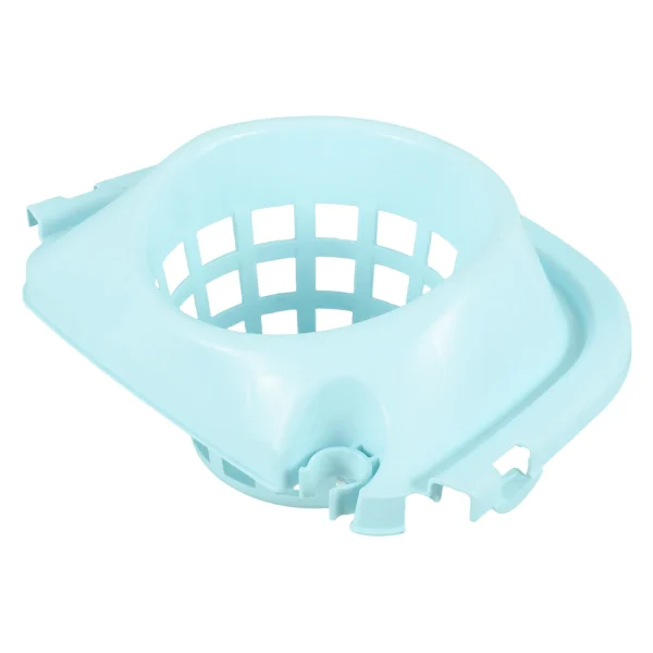 Pop up Bucket Mop Drain Basket Hamper Mopping Drainage Folding Mops Blue Plastic Supplies 6