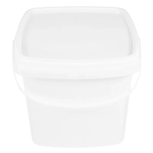 Plastic 1L Water Bucket with Handle Lid Multipurpose Home Garden Dorm Easy Clean Safe Comfortable Bucket 1
