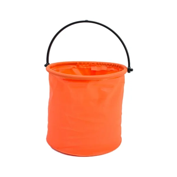 Beach Sand toys Play Bucket Toy Folding Collapsible Bucket Gardening Tool Outdoor Pool Play Tool Toy Kids Summer Water Fun 5