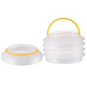 2pcs Foldable Water Container Telescopic Bucket Lightweight Portable Fishing Beach Picnic Stretchable Bucket Mop Car 1