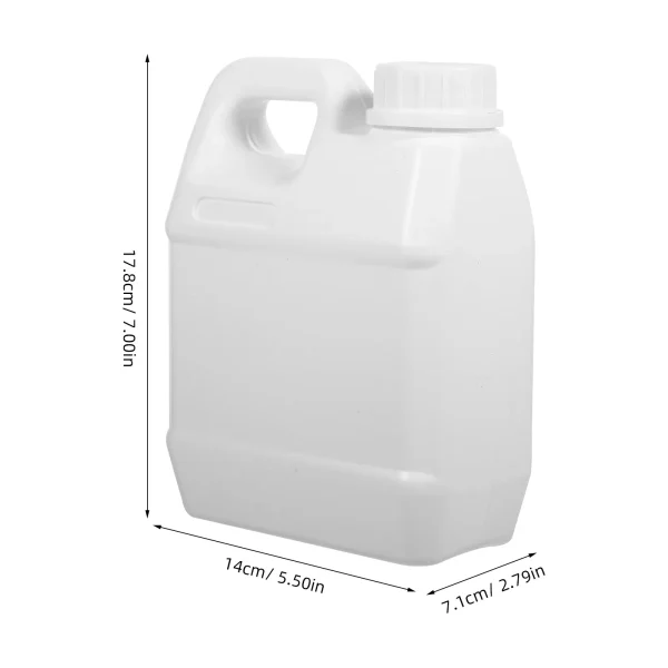 2pcs Liquid Container Oil Storage Bottle 1 Liters Camping Water Jug Container With Lid Sealed Storage Barrel Bottles Water Tank 5