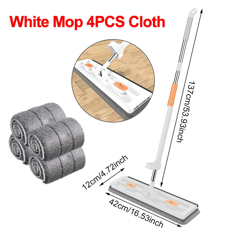 WhiteMop 4PCSCloth