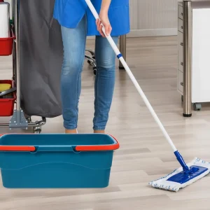 Flat Mop Bucket Cleaning Pail Washing Plastic Buckets Tools for Housekeeping Portable 1