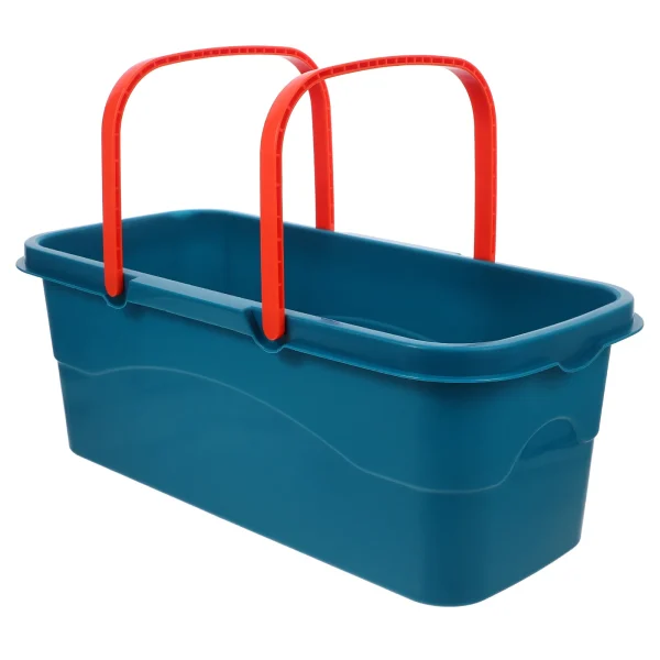 Flat Mop Bucket Cleaning Pail Washing Plastic Buckets Tools for Housekeeping Portable 5