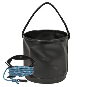 Portable Fishing Bucket 4.5L Folding Camp Wash Basin Multifunctional Water Containers Folding Camp Wash Basin Portable Beach 1
