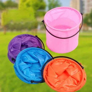 Collapsible Bucket Portable Space Saving Waterpot Wash Basin Folding Bucket for Car Washing Fishing Travelling Camping Hiking 1