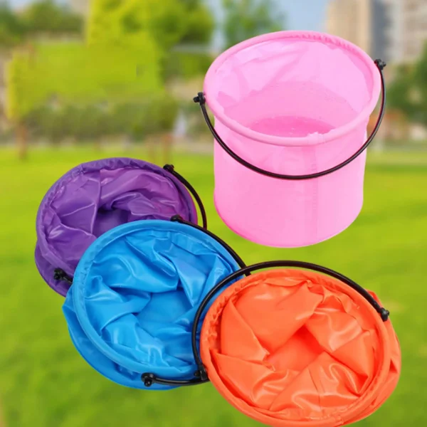 Collapsible Bucket Portable Space Saving Waterpot Wash Basin Folding Bucket for Car Washing Fishing Travelling Camping Hiking 1