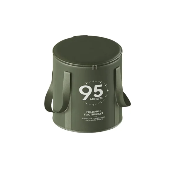 Household Foldable Deep BucketLeg Wash Basin Insulated Foot Bath With Lid Portable Insulated Foot Soaking Bucket Handy Gadget 2