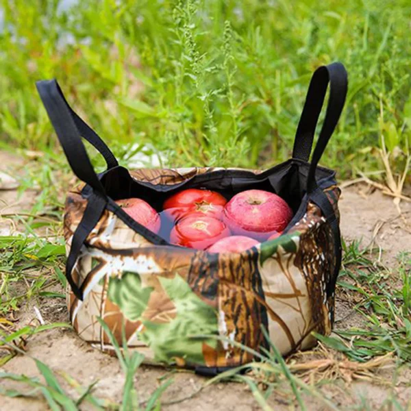 Outdoor Folding Bucket, Portable Water Tank, Large Capacity Water Storage Bag, Mountaineering Camp, Travel Washbasin, Home Item 2