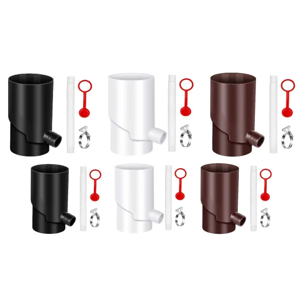 Rain Water Collection System Downspout Diverter for Gardening Landscape Yard 2
