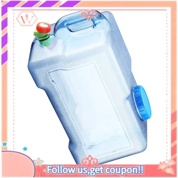Upgraded Capacity Outdoor Water Bucket Portable Water Tank Container With Faucet Driving Water Tank Picnic Accsesorios 1