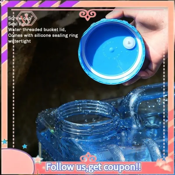 Upgraded Capacity Outdoor Water Bucket Portable Water Tank Container With Faucet Driving Water Tank Picnic Accsesorios 6