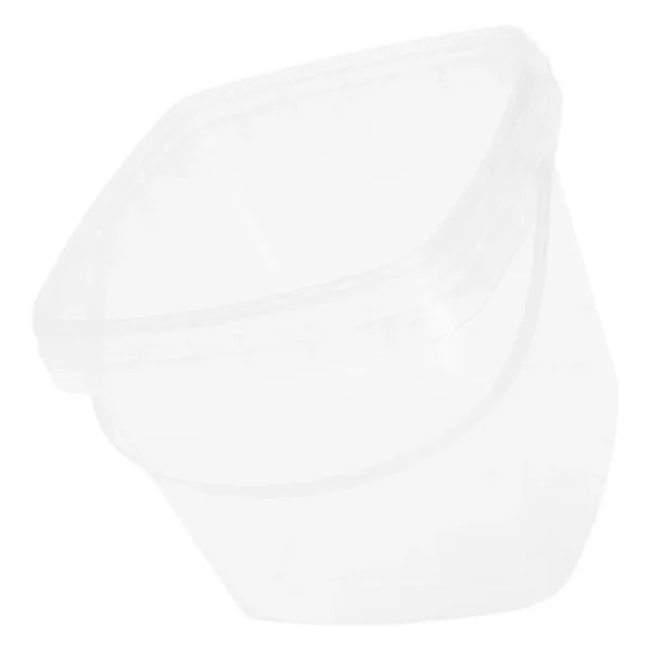 Square Bucket Plastic Containers for Food Storage 10L Clear Lightweight Leakproof Picnic Camping Pail Basin 3