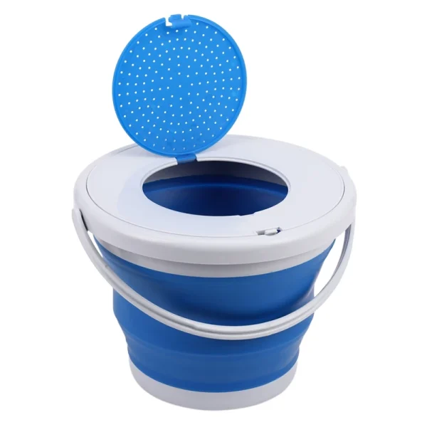 Portable Folding Bucket Foldable Basin Tourism Outdoor Folding Bucket With Lids Fishing Camping Car Wash Bucket Outdoor Camping 1