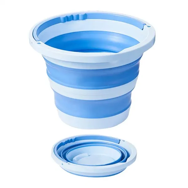 Folding Water Bucket With Handle Picnic Fishing Bucket 6L Space Saving Outdoor Waterpot Household Water Container For Household 1