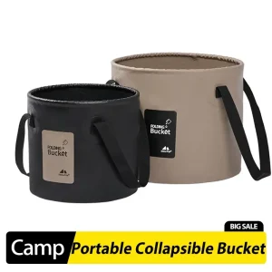 Portable Collapsible Bucket Portable Travel Laundry Bag Car Camping Tank Large Capacity Round Hand-Held Fishing Bucket 1