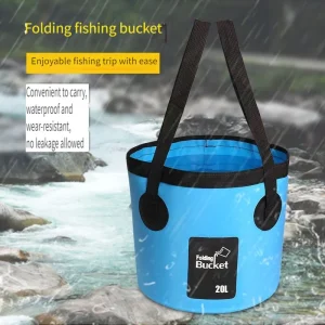 Portable travel bag Beach fishing foldable bucket Outdoor camping portable car waterproof bag bag 1