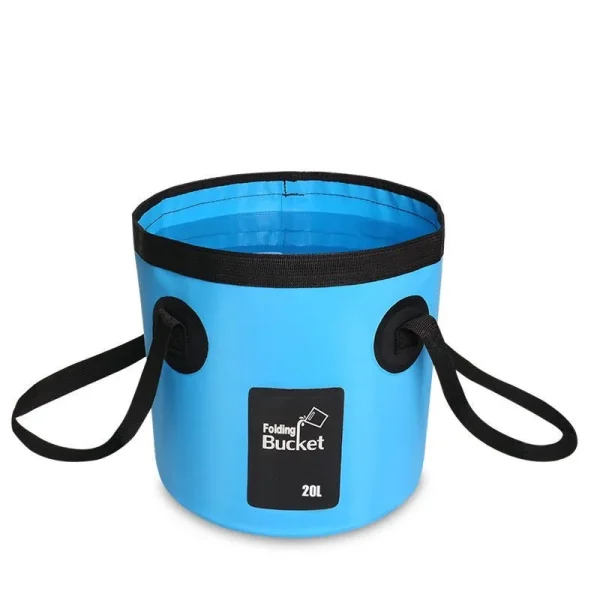 Portable travel bag Beach fishing foldable bucket Outdoor camping portable car waterproof bag bag 5