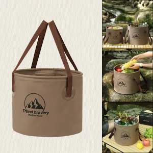 Travel Camping Folding Bucket Multipurpose Water Storage Bag Portable Multi-functional Folding Bucket Household Outdoor Products 1