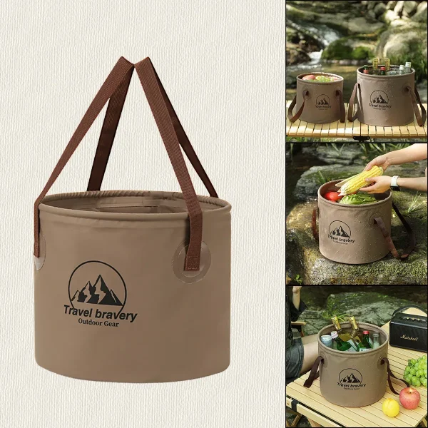 Travel Camping Folding Bucket Multipurpose Water Storage Bag Portable Multi-functional Folding Bucket Household Outdoor Products 1