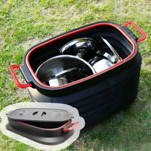 18L Collapsible Bucket Portable Telescopic Storage Bucket Foldable Car Wash Bucket Outdoor Travel Fishing Pails Household Items 1