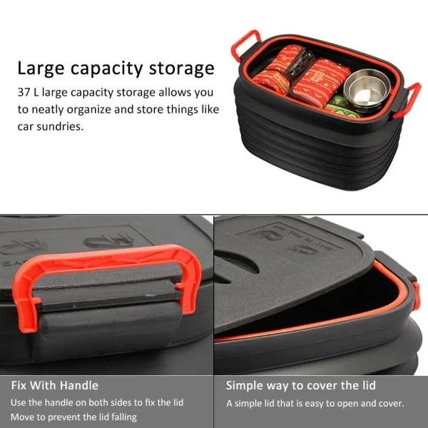 18L Collapsible Bucket Portable Telescopic Storage Bucket Foldable Car Wash Bucket Outdoor Travel Fishing Pails Household Items 5