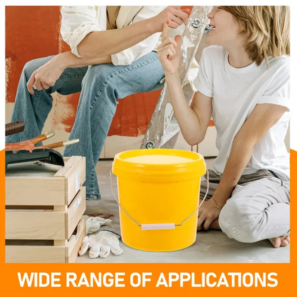 Sealed Bucket Leakproof Lid Durable Plastic Pail Food Grade Storage Container Small Food Grade Buckets Home Use 4