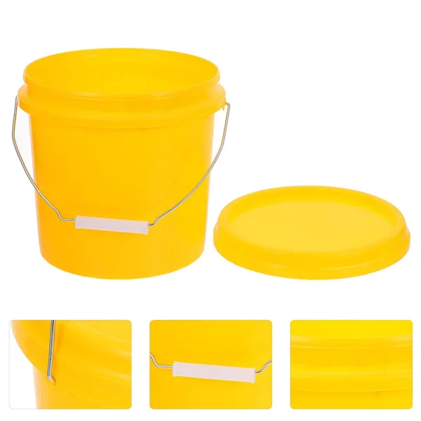 Sealed Bucket Leakproof Lid Durable Plastic Pail Food Grade Storage Container Small Food Grade Buckets Home Use 6