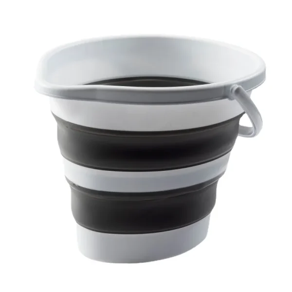 3L olding bucket portable silicone plastic saves space and is durable suitable for travel outdoor activities, and home cleaning 5