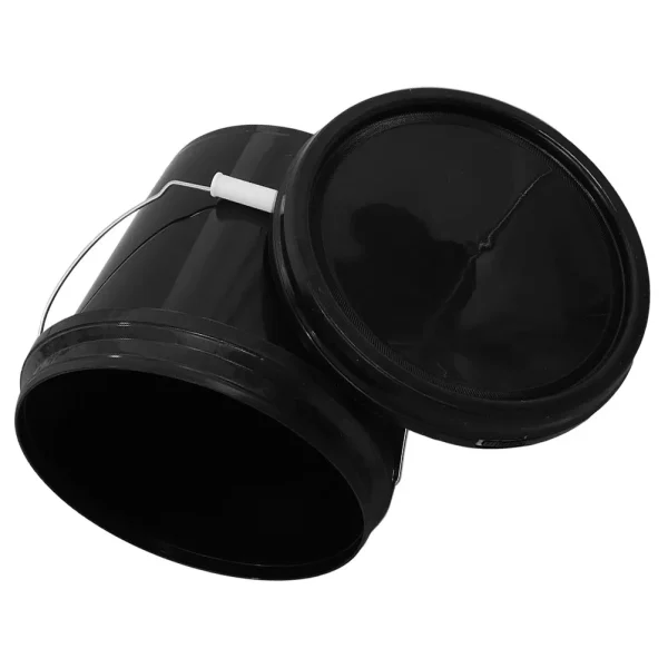 Household Sealed Bucket Durable Thickened Leakproof Lid Food Liquids Storage Spacesaving Round Plastic Pail Brine Buckets Water 4