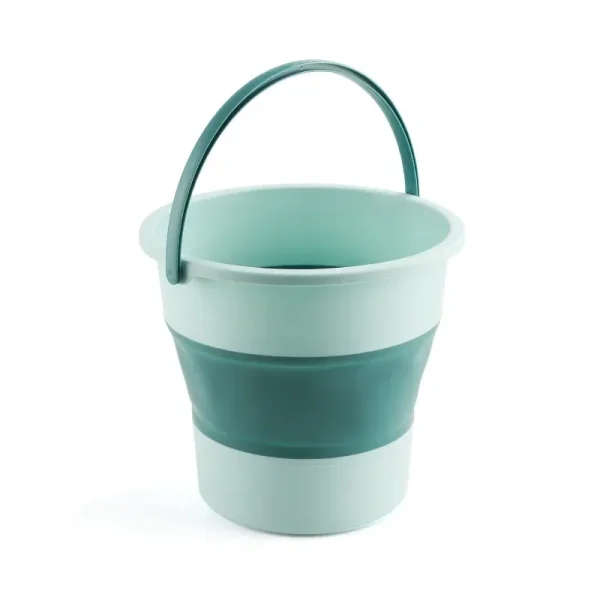 Collapsible Bucket Portable Folding Bucket Car Wash Fishing Silicone Outdoor Camping Home Folding Bucket 4.6L 6