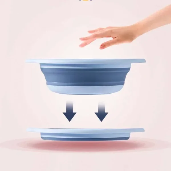 Collapsible Bucket Portable Folding Bucket Silicon Car Washing Bucket  Travel Camp Bucket Household Storage 6