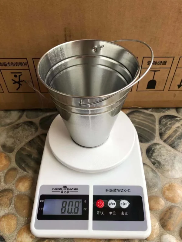 Large Galvanized Metal Buckets with Handle  12.8*11.5CM- Unique Goody Baskets, Great for Party Favors, Party Accessories 6